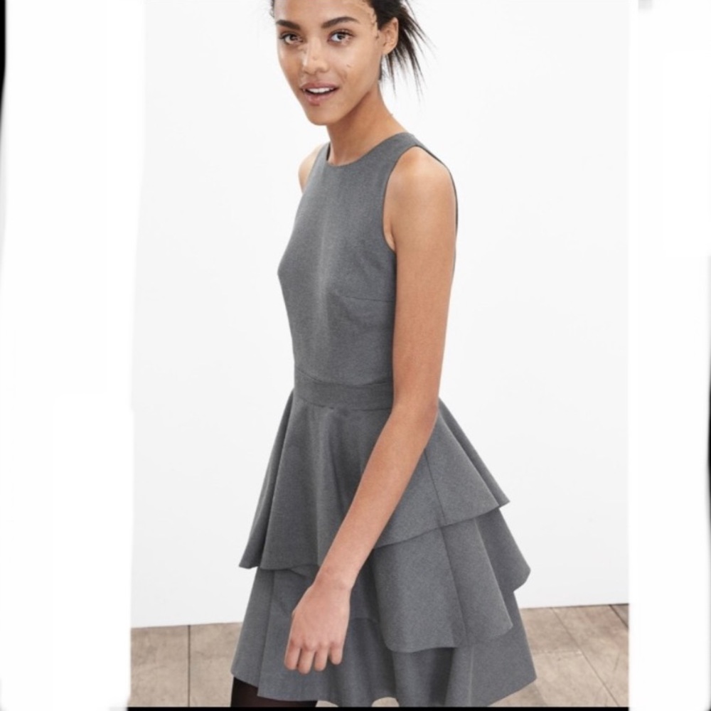 NWT Banana Republic Tiered Ruffle Dress